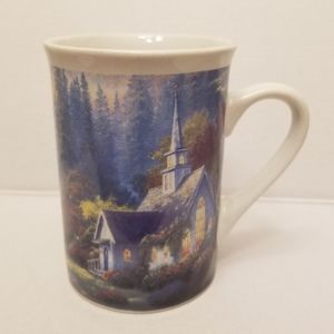 Thomas Kinkade 2005 Church Mug